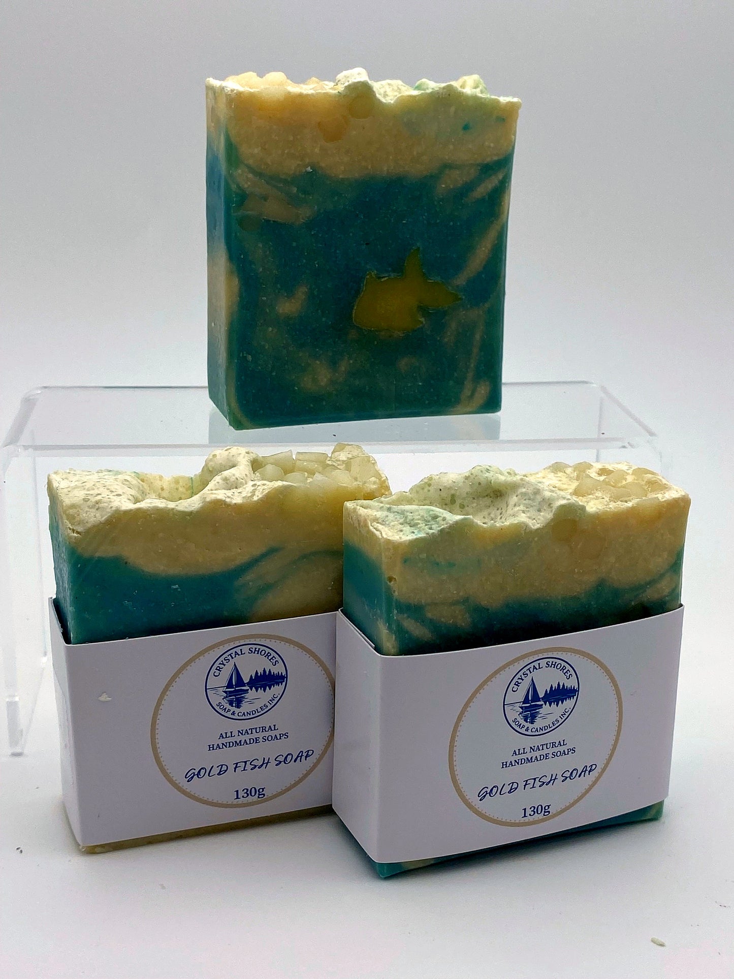 Gold Fish Soap — handmade natural soap bars