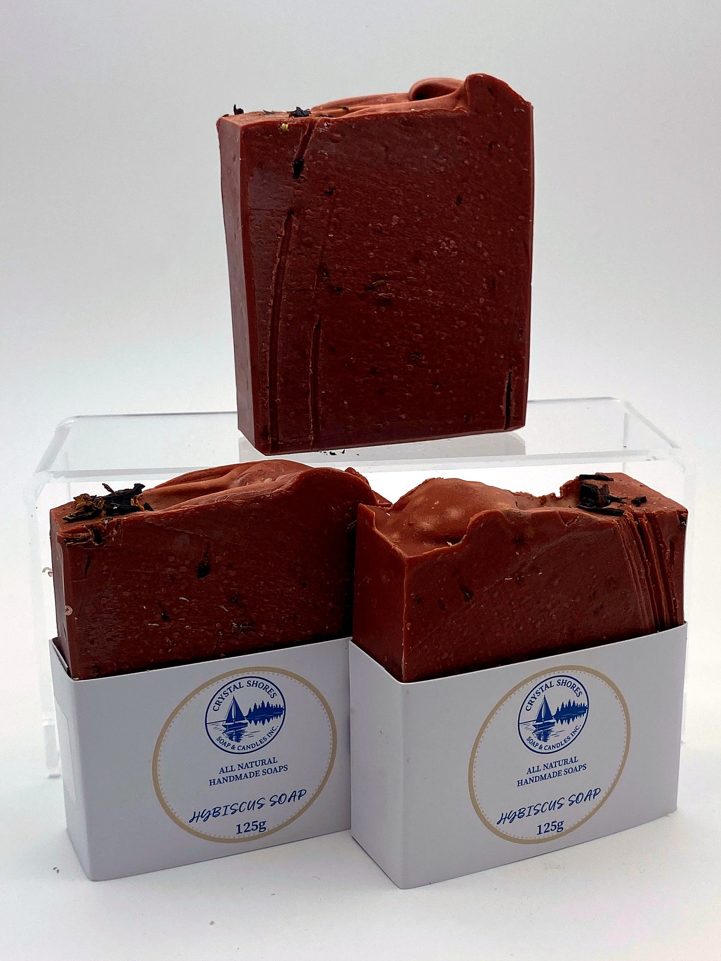 Hibiscus Soap — handmade natural soap bars