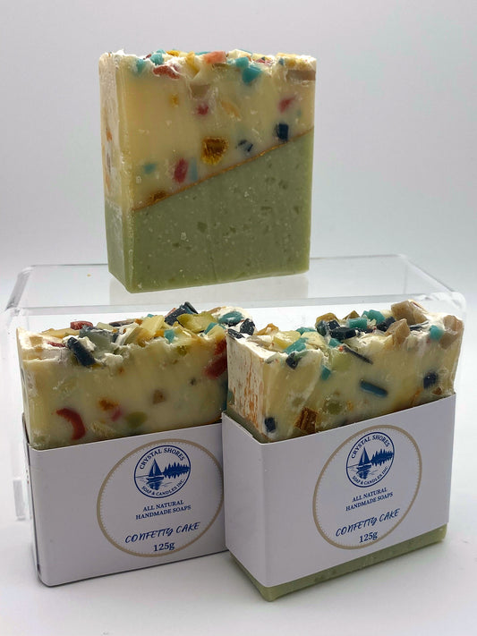 Confetti Cake — handmade natural soap bars