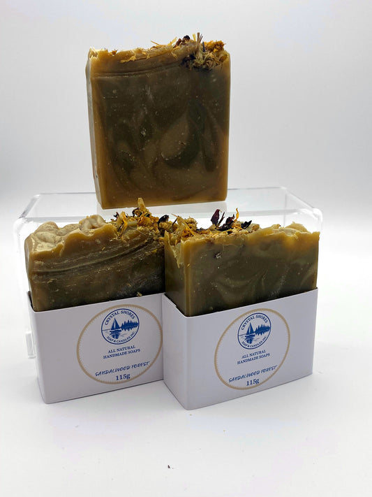 Sandalwood Forest — handmade natural soap bars